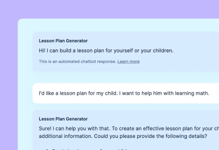 Lesson plan generator